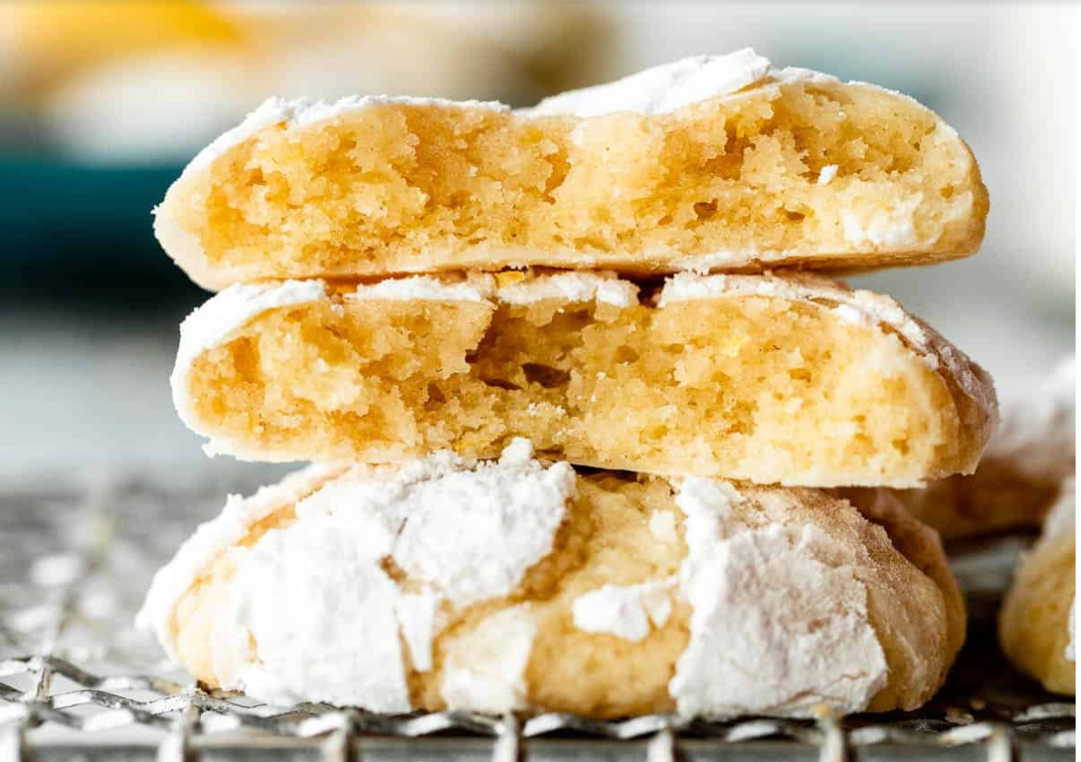 Lemon Crinkle Cookies